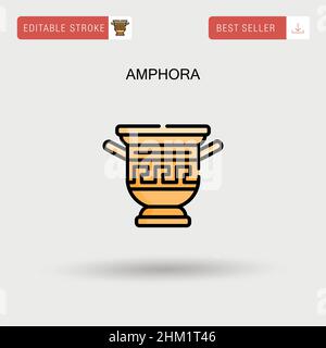 Amphora-1 Simple vector icon Stock Vector Image & Art - Alamy