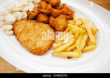 A Large Fisherman's Platter Dish Stock Photo
