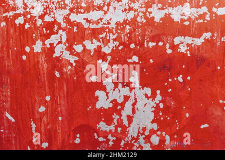 cracked paint metal texture Stock Photo