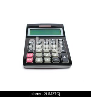 Calculator isolated on White Background Stock Photo