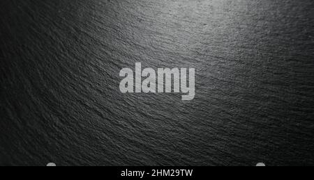 Dark grey black slate background or texture Stock Photo