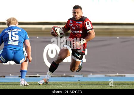 Tokyo, Japan. 5th Feb, 2022. Jone Naikabula Rugby : 2022 Japan Rugby League One match between TOSHIBA BRAVE LUPUS TOKYO and SHIZUOKA BlueRevs at Komazawa Olympic Park Stadium in Tokyo, Japan . Credit: Naoki Nishimura/AFLO SPORT/Alamy Live News Stock Photo