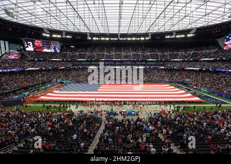 February 6, 2022: Allegiant Stadium during the NFL Pro Bowl game