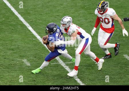 February 5, 2022: Cincinnati Bengals cheerleader during the AFC Pro Bowl  Practice at Las Vegas Ballpark in Las Vegas, Nevada. Darren Lee/(Photo by  Darren Lee/CSM/Sipa USA Stock Photo - Alamy