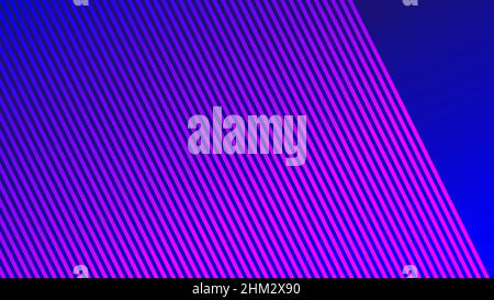 Abstract straight line pattern background with neon light color Stock Vector