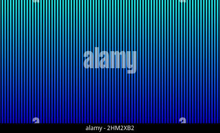 Blue background wrapped in black straight line pattern abstract design Stock Vector