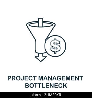 Bottleneck icon for web, linear design Stock Vector Image & Art - Alamy