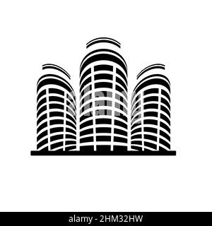 Abstract vector icon on the white, Illustration isolated for graphic and web design. Simple flat symbol. Stock Vector