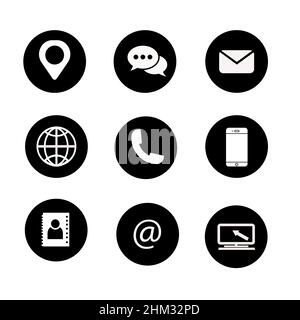 Abstract vector icon on white, illustrations isolated for graphic and web design. Perfect black pictogram illustration on a white background. Stock Vector