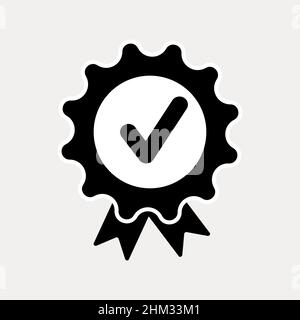 Abstract vector icon on the white, Illustration isolated for graphic and web design. Simple flat symbol. Stock Vector