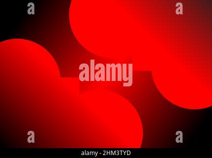 Black red abstract background with futuristic design Stock Vector