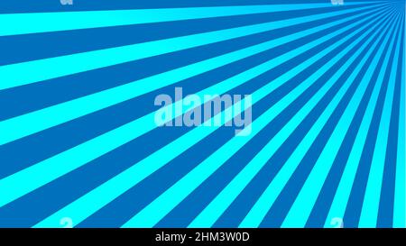 Blue abstract background with straight line design Stock Vector