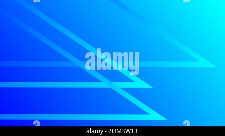 Gradient blue abstract background with straight lines Stock Vector