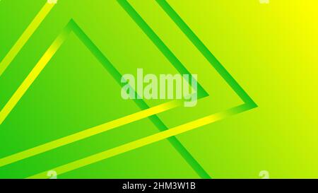 Gradient green yellow abstract background with straight lines Stock Vector