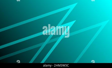 Gradient black blue abstract background with straight lines Stock Vector