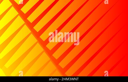 Orange abstract background with sharp line pattern design Stock Vector
