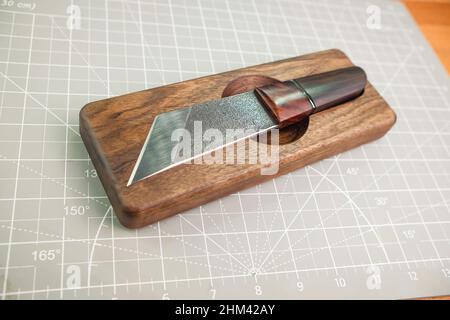 Tanner tools. Skiving knifes. Stock Photo