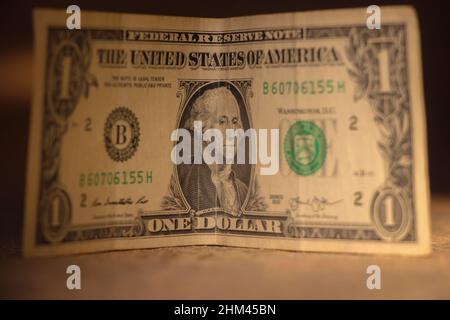 A one united state dollar in good condition Stock Photo