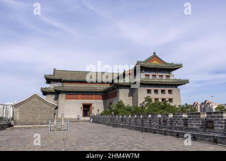 Beijing southeast turrets - the wall Stock Photo