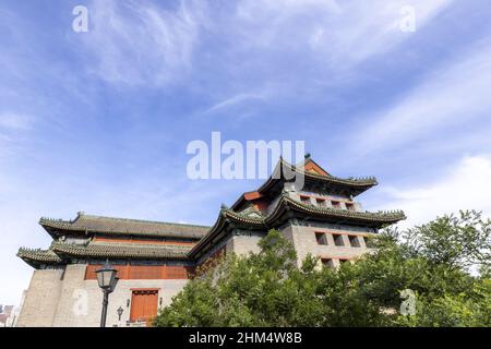 Beijing southeast turrets - the wall Stock Photo