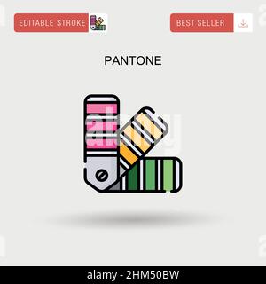 Pantone Simple vector icon. Stock Vector