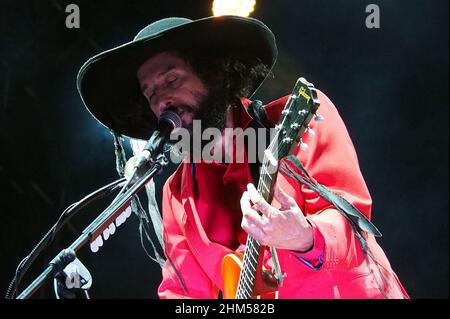 Italy, Arezzo, july 24, 2020 : Anfiteatro Romano, Vinicio Capossela in concert at Arezzo Music Fest 2020.    Photo © Daiano Cristini/Sintesi/Alamy Sto Stock Photo