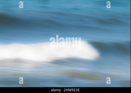 Blue water with small waves Stock Photo