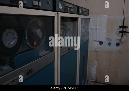 The SKALA computer system was used to monitor all aspects of the Chernobyl Nuclear Power Plant and the RBMK reactor. Stock Photo