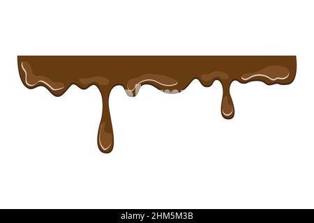 Chocolate splat vector illustration Stock Vector