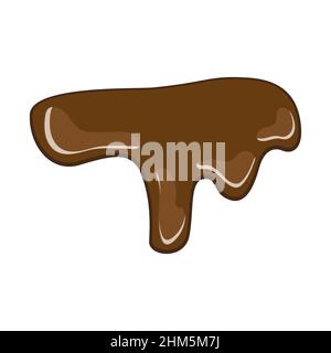 Chocolate splat vector illustration Stock Vector
