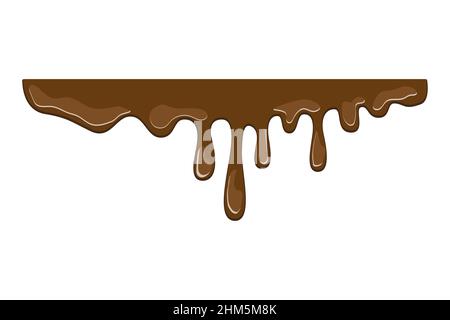 Chocolate splat vector illustration Stock Vector