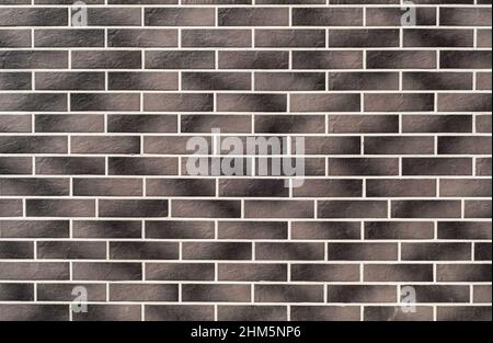 New black brick wall background Stock Photo