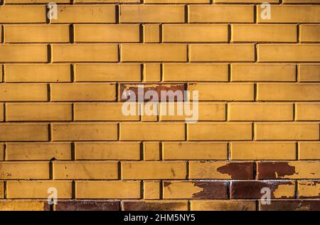 red vintage bricks wall background backdrop wallpaper Stock Photo