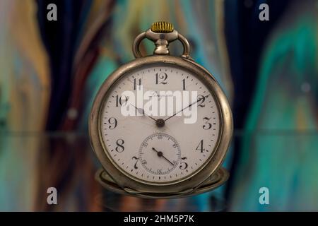 C diz Spain February 7th2020 Vintage Old men s pocket watch