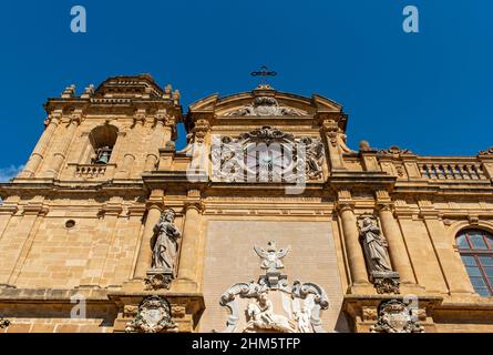Cathedral of the Holy Savior (Cattedrale del Santissimo Salvatore), Mazara del Vallo, Sicily, Italy Stock Photo