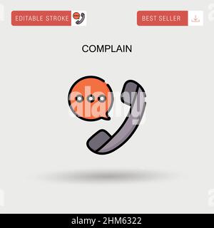 Angry furious man. Vector simple stressed aggressive person. Annoyed ...
