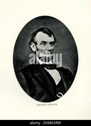 Abraham Lincoln was the 16th president of the United States. He served from March 1861 to his assassination on April 15, 1865. Stock Photo