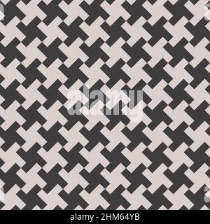 Black and White Seamless Pattern. Vector Tileable background. Stock Vector