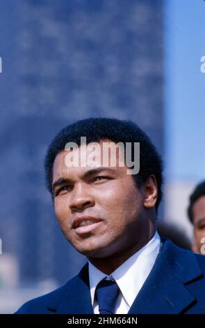 Muhammad Ali, Gotfryd, Bernard, photographer. 1966. USA. Stock Photo