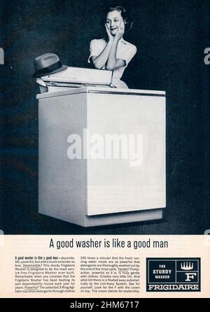 Vintage September 1962 'Good Housekeeping' magazine advert, USA Stock Photo