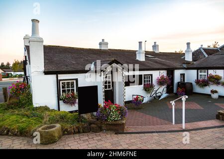 Old Blacksmith shop in Gretna Green in a beautiful summer day, Scotland, United Kingdom Stock Photo