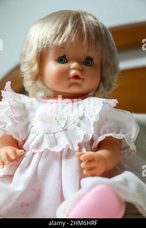 Close up shot of a blondie baby doll Stock Photo Alamy