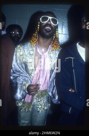 Stevie Wonder photographed circa 1980 Credit: Jeffrey Mayer / Rock
