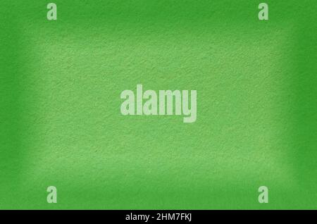 Background made of green felt with a dark rectangular vignette  Stock Photo