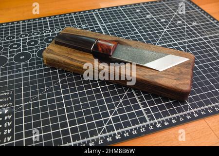 Tanner tools. Skiving knifes. Stock Photo