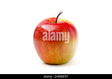 Red - yellow apple isolated on white background Stock Photo