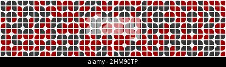 Abstract Geometrical generative computational art illustration Stock Vector