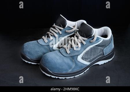 Damaged Construction Worker Shoes Stock Photo Alamy