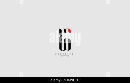 Alphabet letters Initials Monogram logo EG GE E G Stock Vector