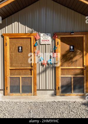 Men are to the LEFT because Women are always RIGHT Stock Photo